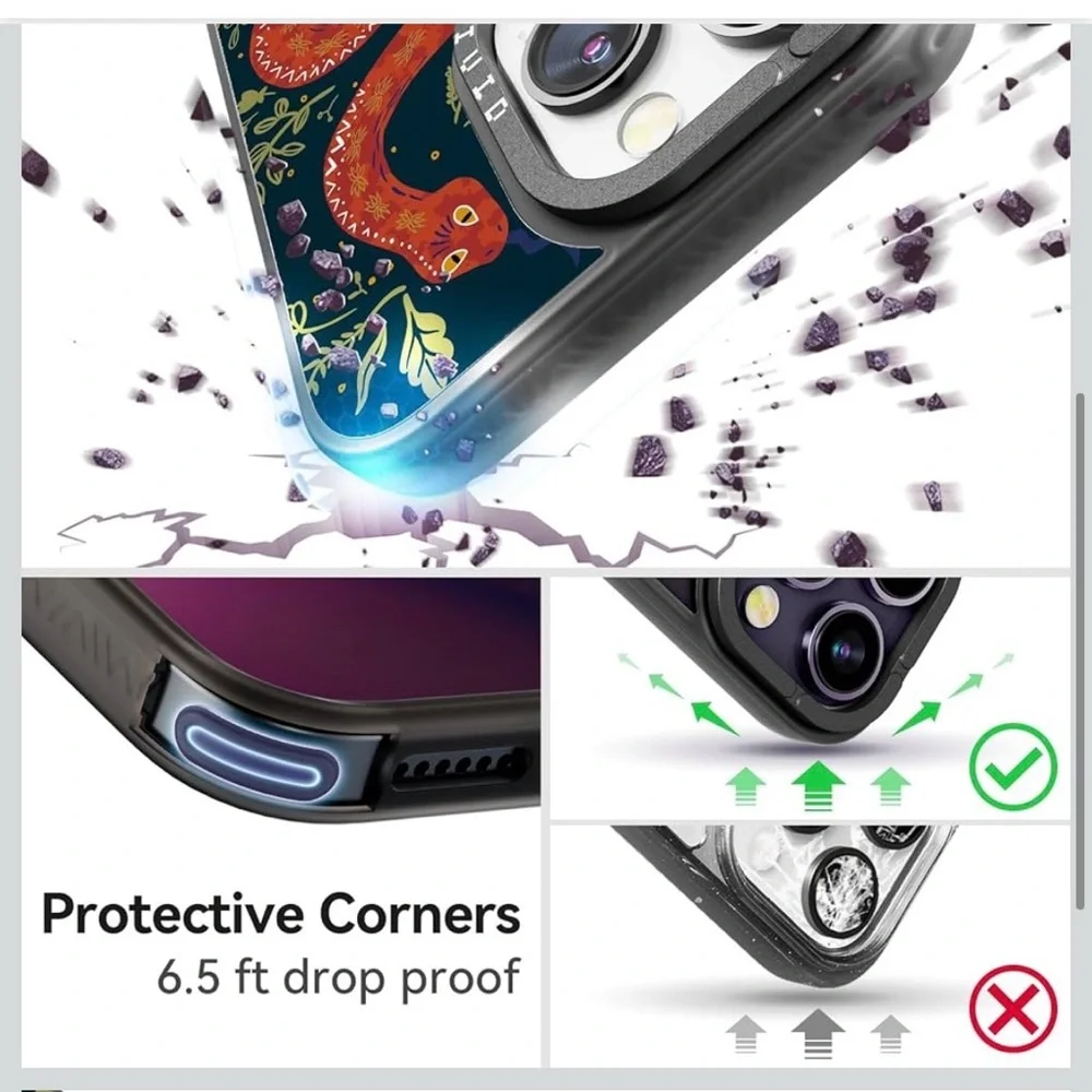 Compatible for iPhone 12 Pro Max Case Cute Aesthetic - Durable Fashion